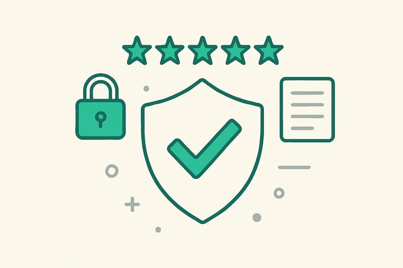 Signaux de confiance : site sécurisé, avis clients et informations vérifiables